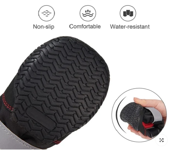 Tall Reflextive Dog Boots