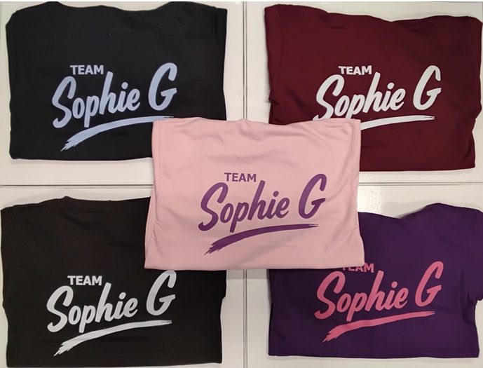 Sophie G Team Hoodie Burgundy