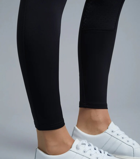 Premier Equine Ventus Ladies Full Seat Gel Riding Tights Black